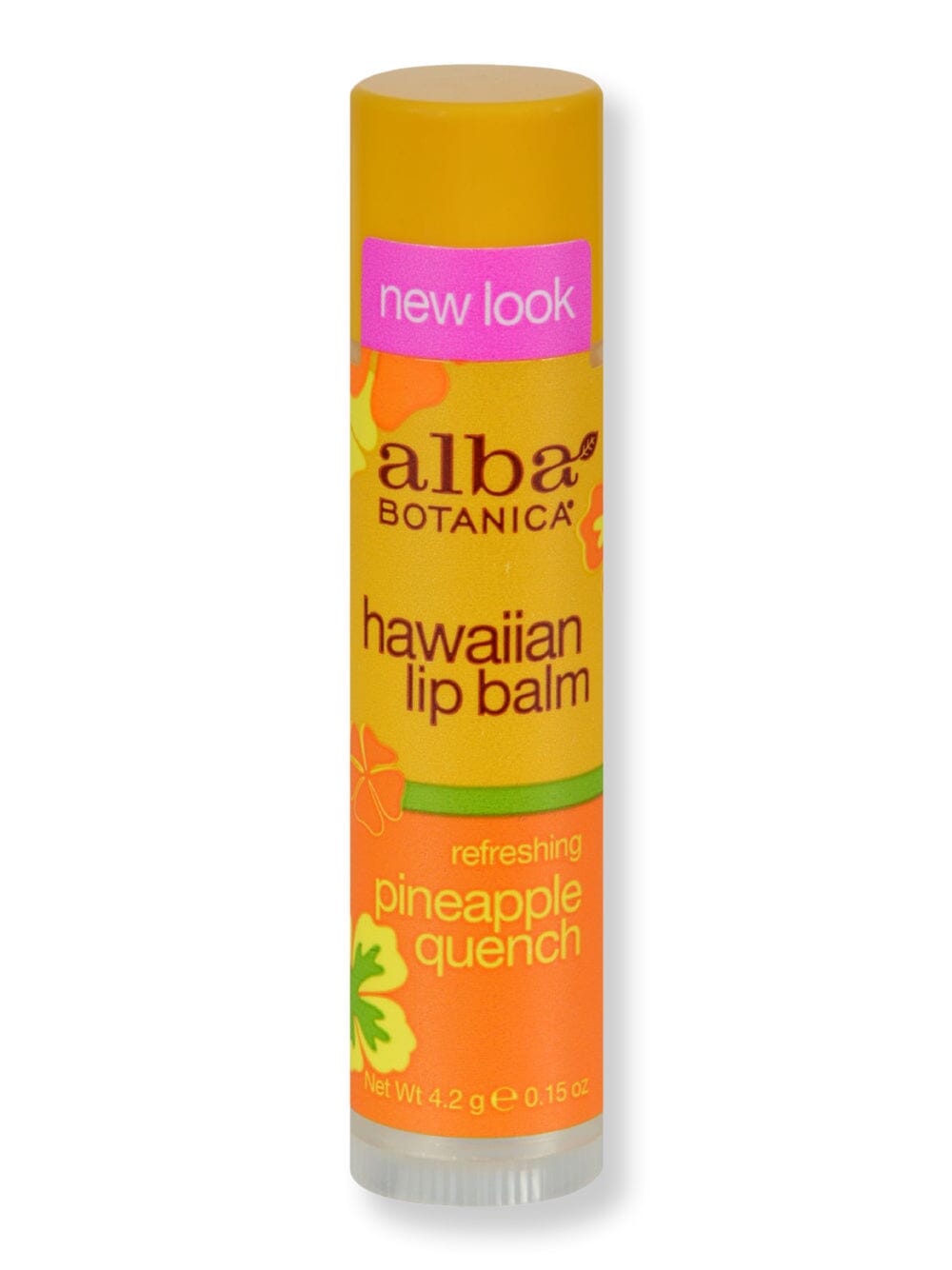 Alba Botanica Alba Botanica Lip Balm Pineapple Quench .15 oz 24 Ct Lip Treatments & Balms 