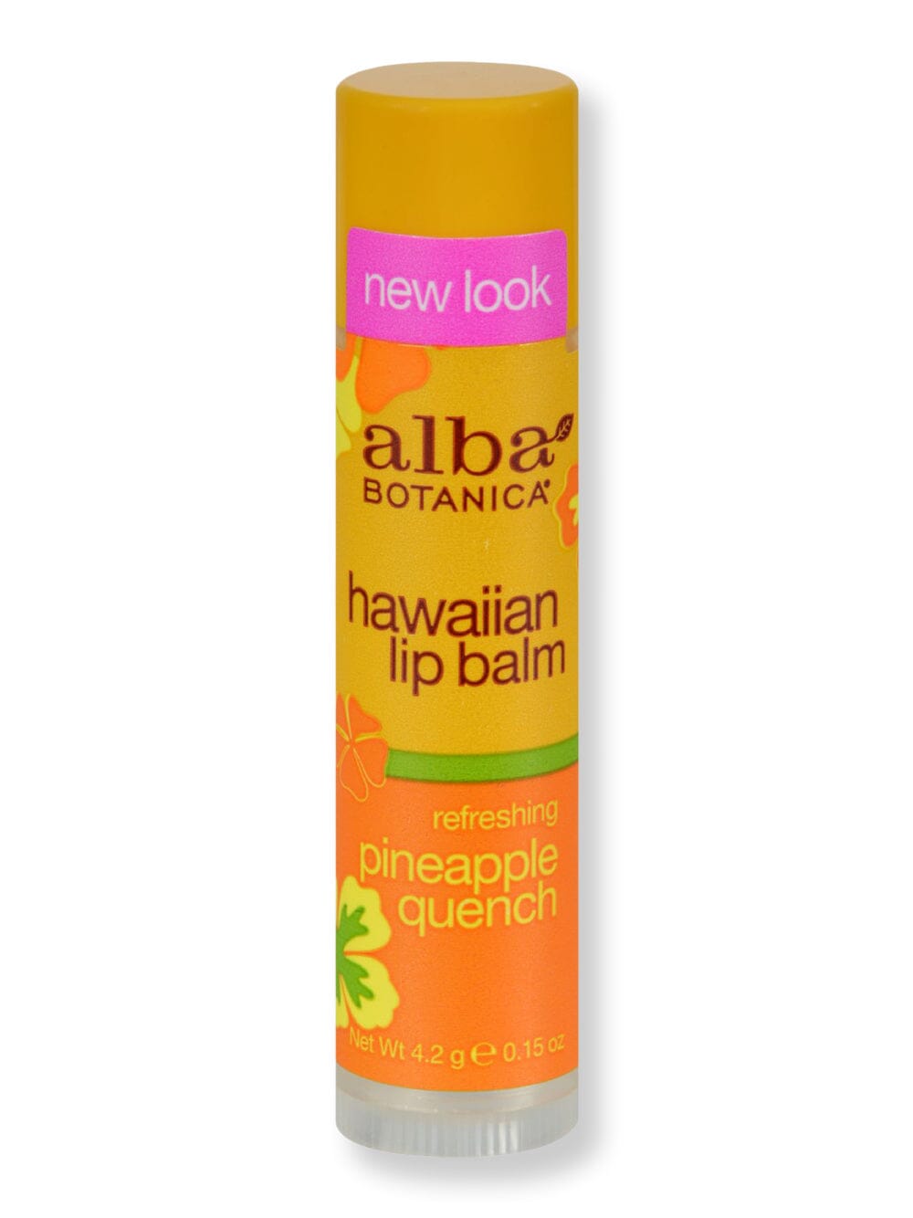 Alba Botanica Alba Botanica Lip Balm Pineapple Quench Lip Treatments & Balms .15 oz 24 Ct 