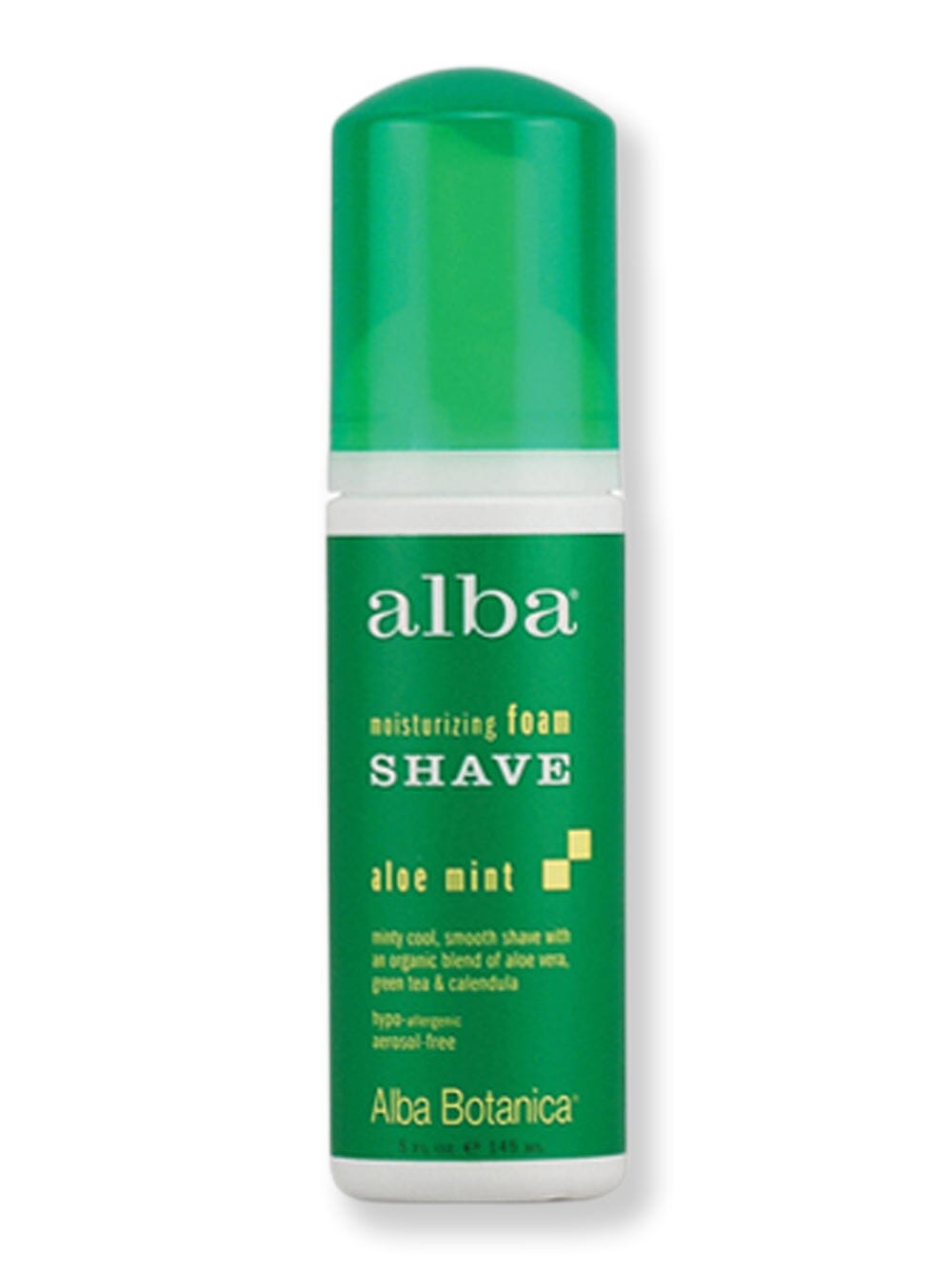 Alba Botanica Alba Botanica Moisturizing Foam Shave Aloe Mint Shaving Creams, Lotions & Gels 5 fl oz 