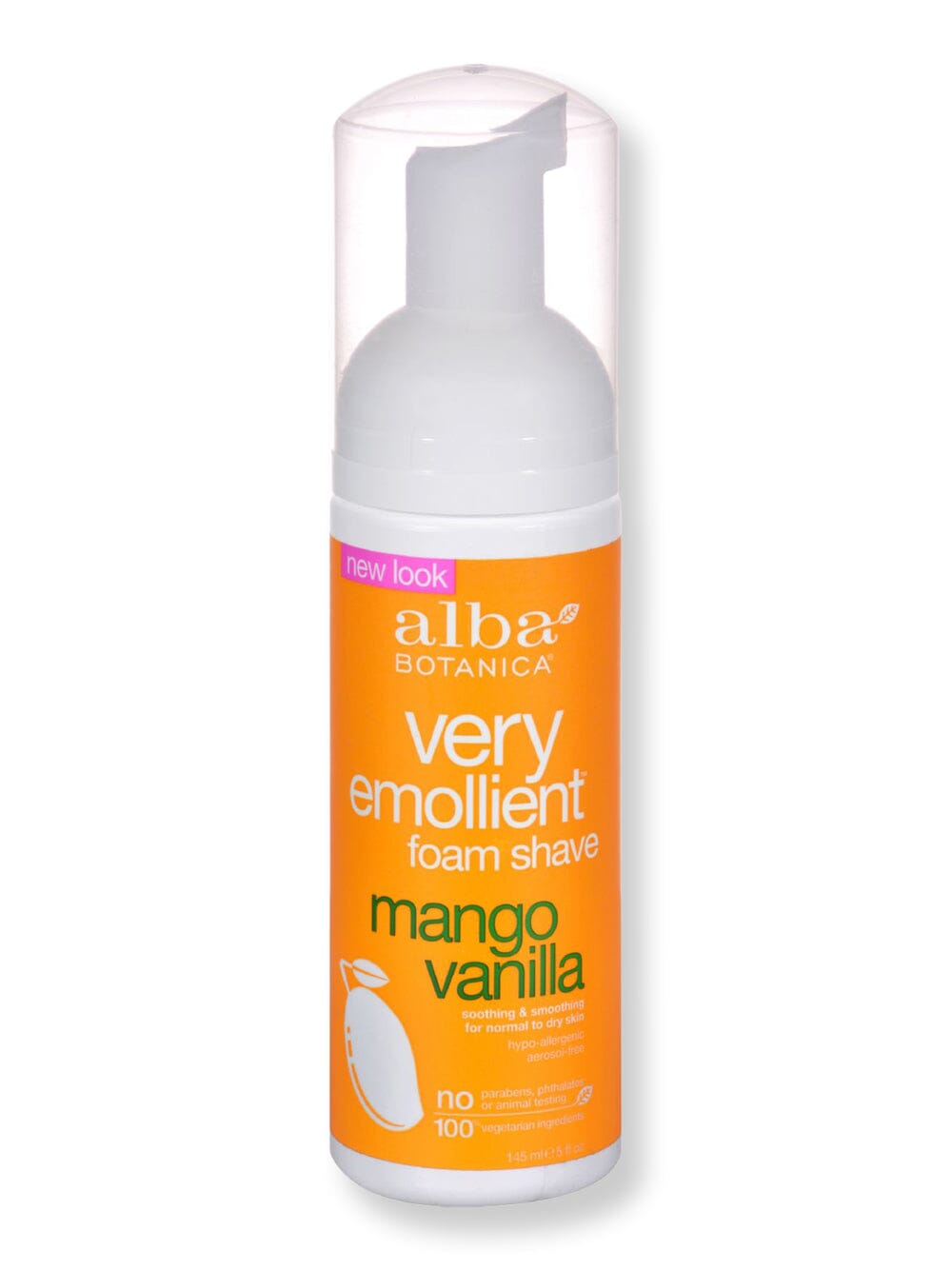 Alba Botanica Alba Botanica Moisturizing Foam Shave Mango Vanilla Shaving Creams, Lotions & Gels 5 fl oz 