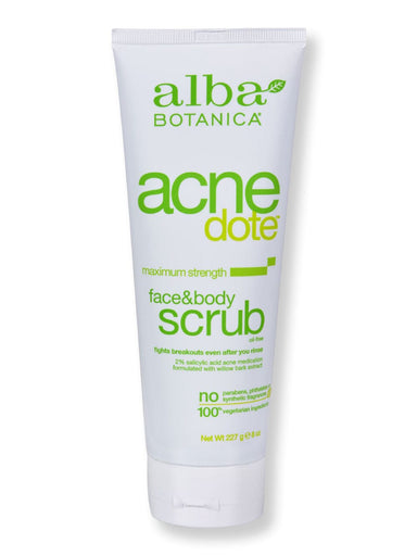 Alba Botanica Alba Botanica Natural Acnedote Face and Body Scrub 8 fl oz Exfoliators & Peels 