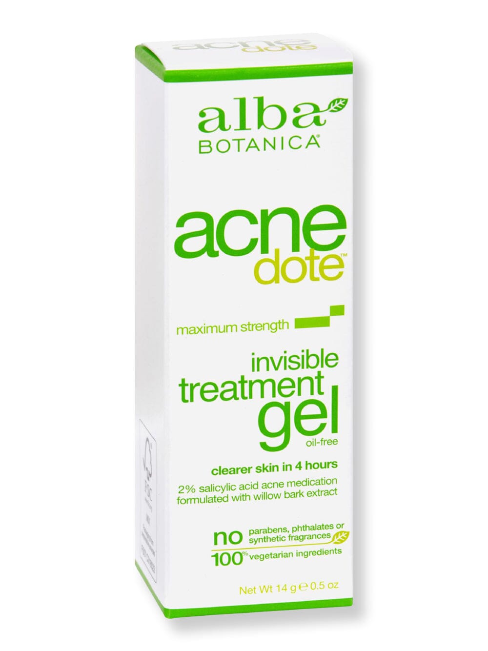Alba Botanica Alba Botanica Natural Acnedote Invisible Treatment Gel Acne, Blemish, & Blackhead Treatments 0.5 oz 