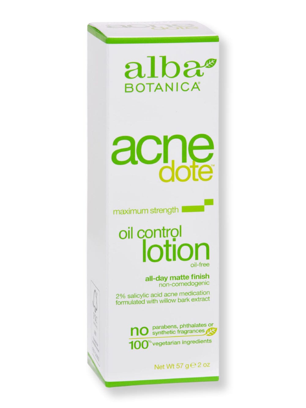 Alba Botanica Alba Botanica Natural Acnedote Oil Control Lotion Acne, Blemish, & Blackhead Treatments 2 fl oz 