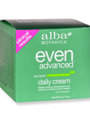 Alba Botanica Alba Botanica Natural Even Advanced Daily Cream 2 oz Face Moisturizers 