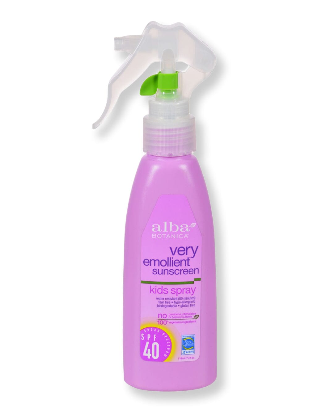 Alba Botanica Alba Botanica Sun Kids SPF 40 Very Emollient Body Sunscreens 4 oz 