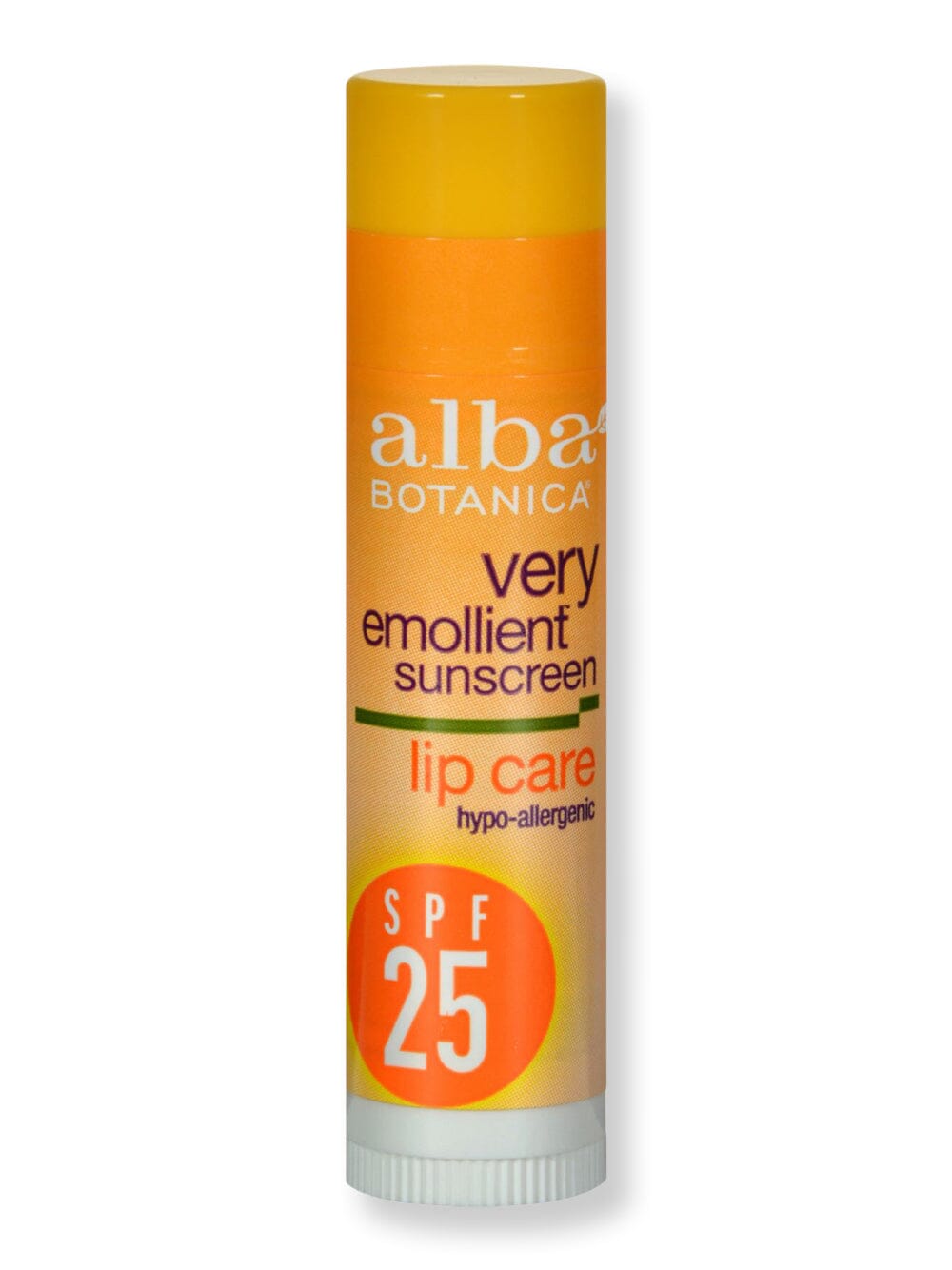 Alba Botanica Alba Botanica Very Emollient Lipcare SPF25 Body Sunscreens .15 oz 24 Ct 