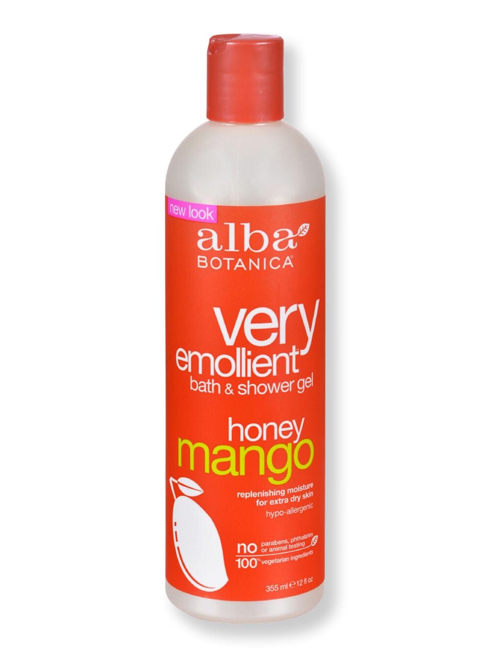 Alba Botanica Alba Botanica Very Emollient Shower Gel Honey Mango Shower Gels & Body Washes 12 oz 