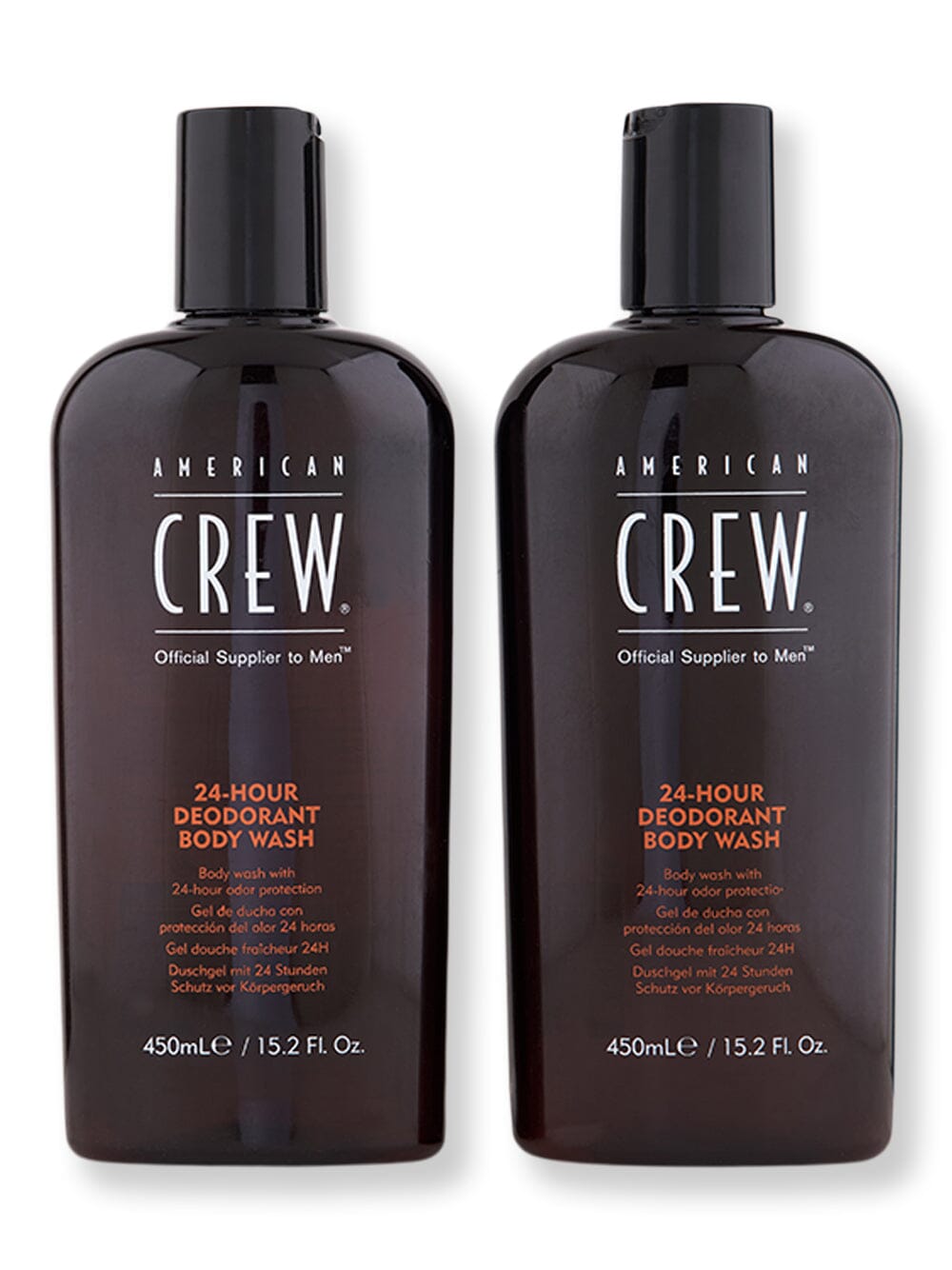 American Crew American Crew 24 Hour Deodorant Body Wash 2 Ct 15.2 oz Shower Gels & Body Washes 