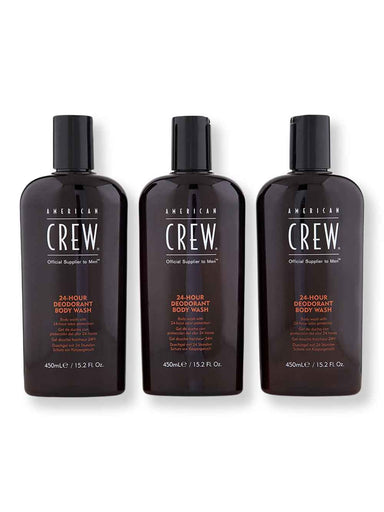 American Crew American Crew 24 Hour Deodorant Body Wash 3 Ct 15.2 oz Shower Gels & Body Washes 