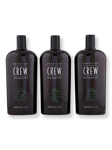 American Crew American Crew 3-in-1 Tea Tree 3 Ct 33.8 oz Shampoos 