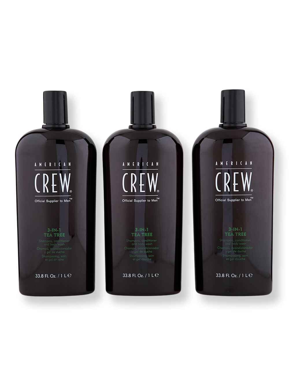 American Crew American Crew 3-in-1 Tea Tree 3 Ct 33.8 oz Shampoos 