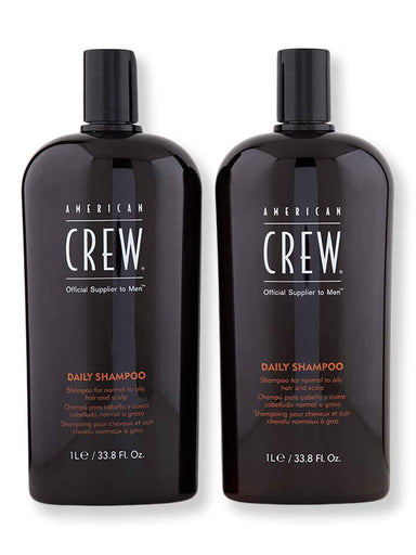 American Crew American Crew Daily Shampoo 2 Ct 33.8 oz Liter Shampoos 