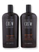 American Crew American Crew Daily Shampoo 2 Ct 33.8 oz Liter Shampoos 