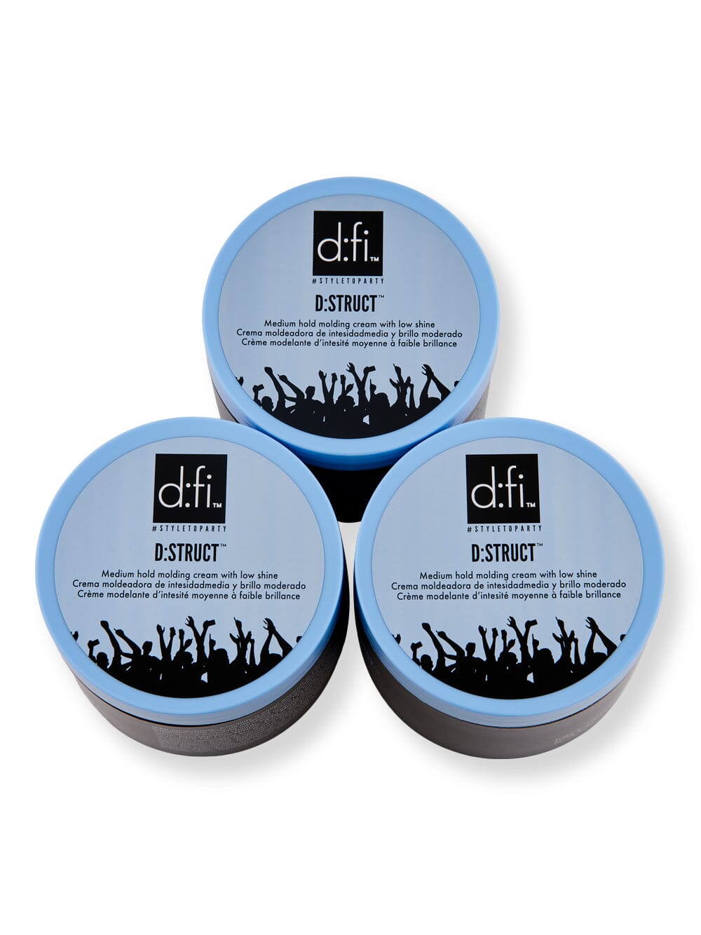 American Crew American Crew D:fi D:Struct Molding Creme 3 Ct 5.3 oz Putties & Clays 