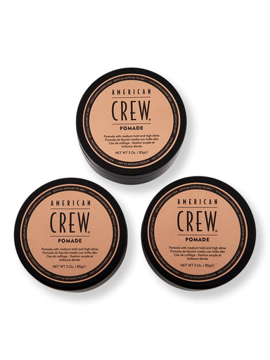 American Crew American Crew Pomade 3 Ct 3 oz Putties & Clays 