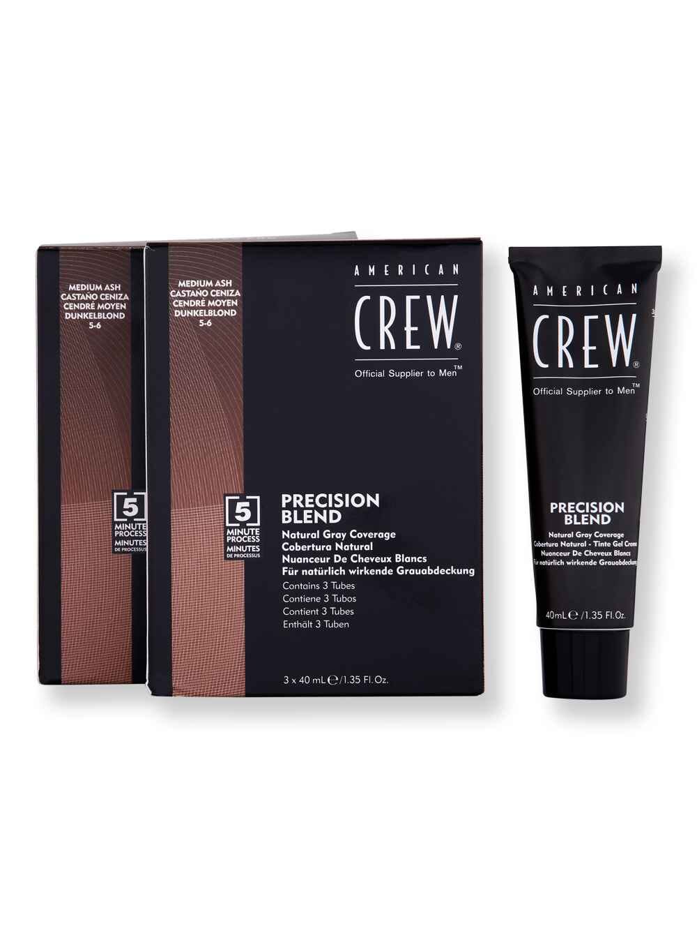 American Crew American Crew Precision Blend Medium Ash 2 Ct Hair Color 