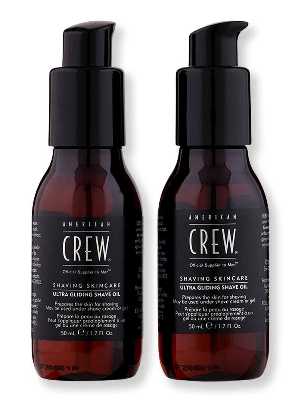 American Crew American Crew Ultra Gliding Shave Oil 2 Ct 1.7 oz Razors, Blades, & Trimmers 