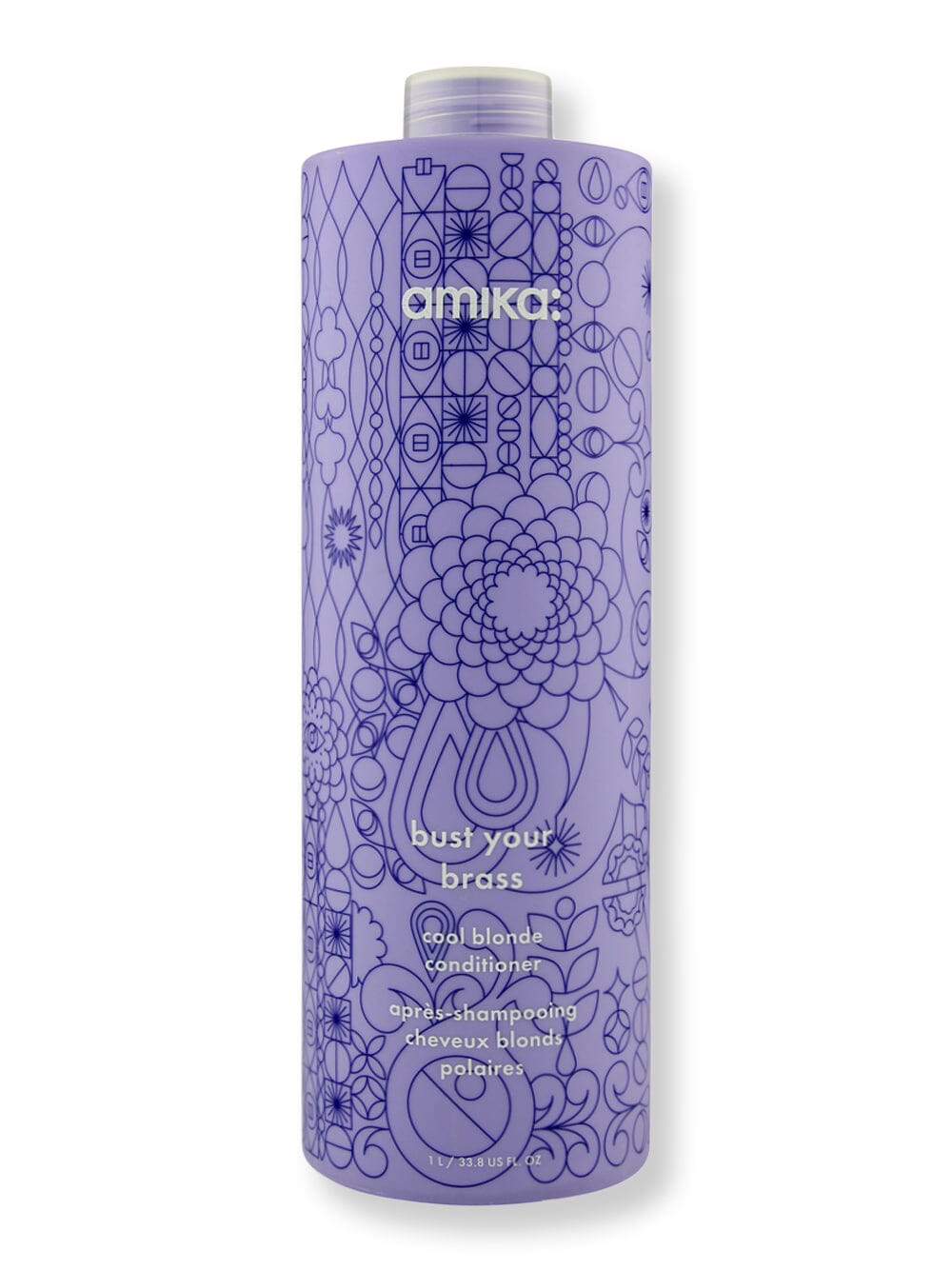 Amika Amika Bust Your Brass Cool Blonde Repair Conditioner Conditioners 33.8 oz / 1000 ml 
