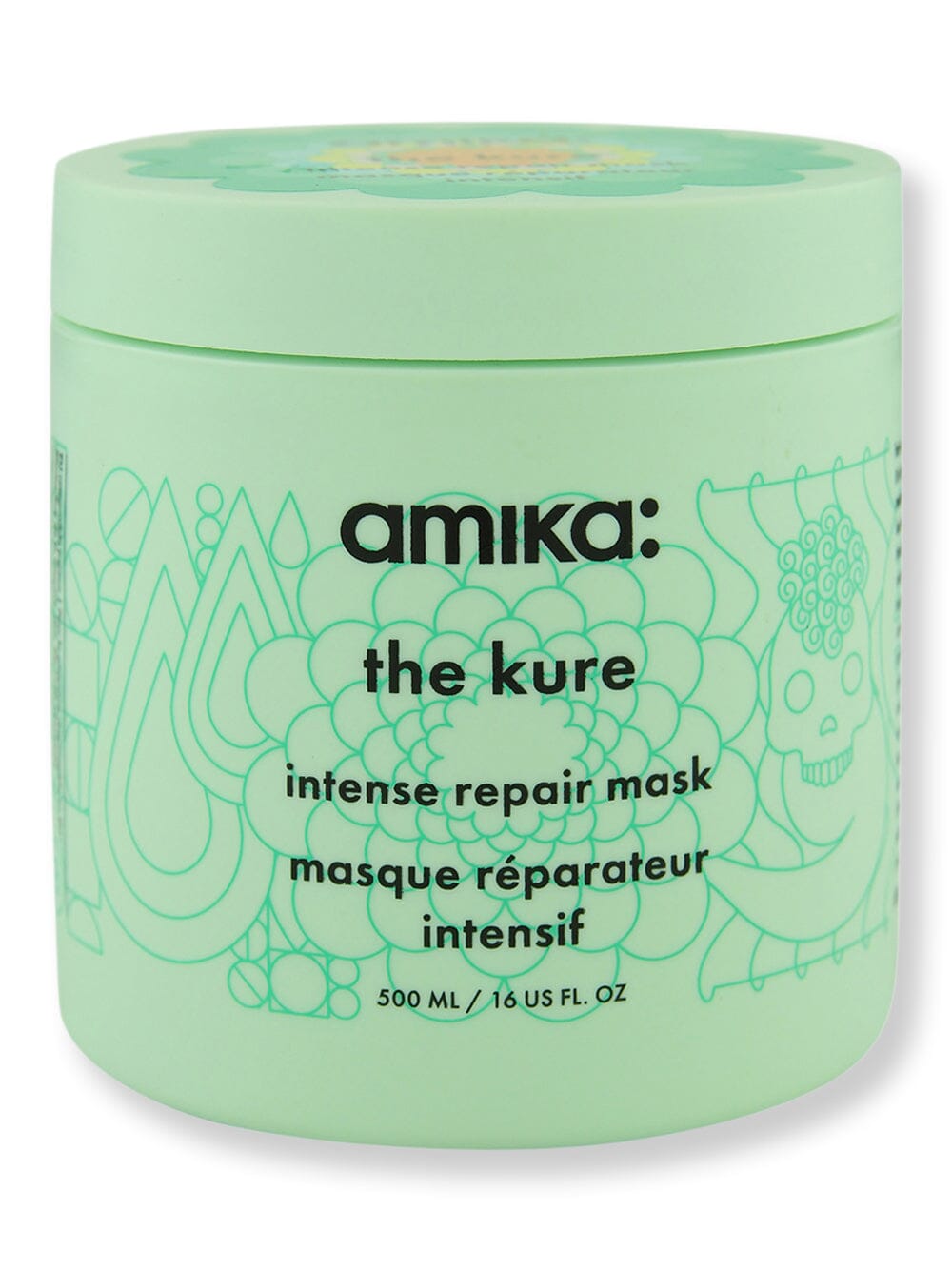 Amika Amika The Kure Intense Bond Repair Mask Hair Masques 16 oz / 500 ml 