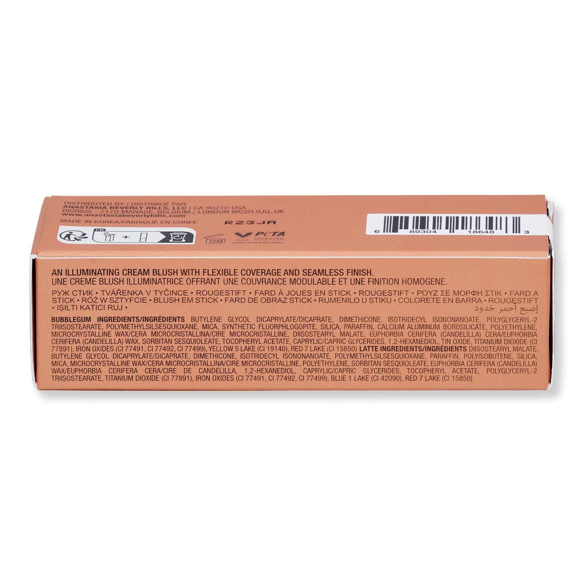 Anastasia Beverly Hills Anastasia Beverly Hills Stick Blush 0.28 oz Latte Blushes & Bronzers 