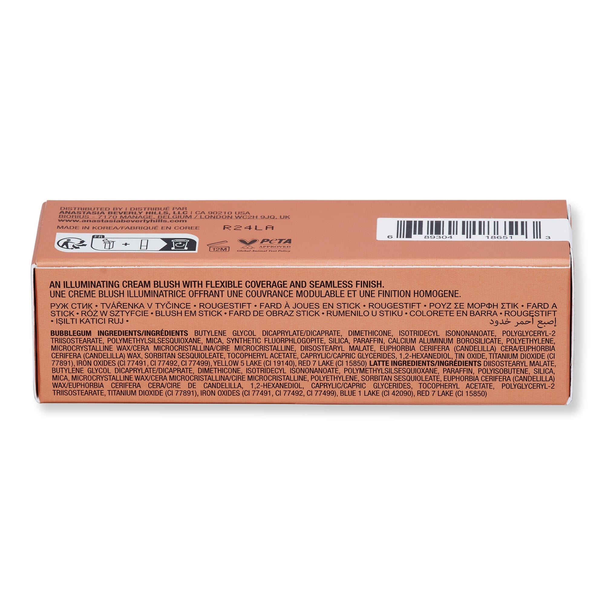 Anastasia Beverly Hills Anastasia Beverly Hills Stick Blush 0.28 oz Pink Dahlia Blushes & Bronzers 