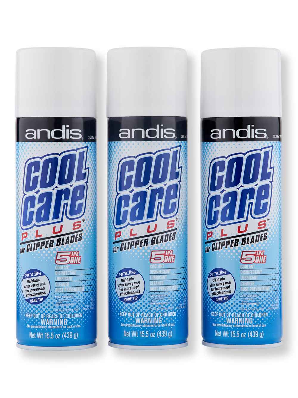 Andis Andis Cool Care Plus 3 Ct 15.5 oz Razors, Blades, & Trimmers 