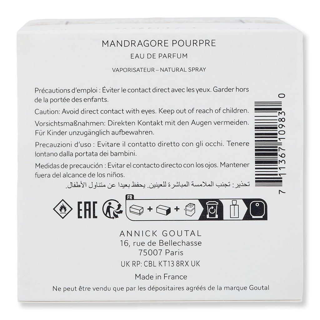 Annick Goutal Annick Goutal Mandragore Pourpre Eau de Parfum Perfume 