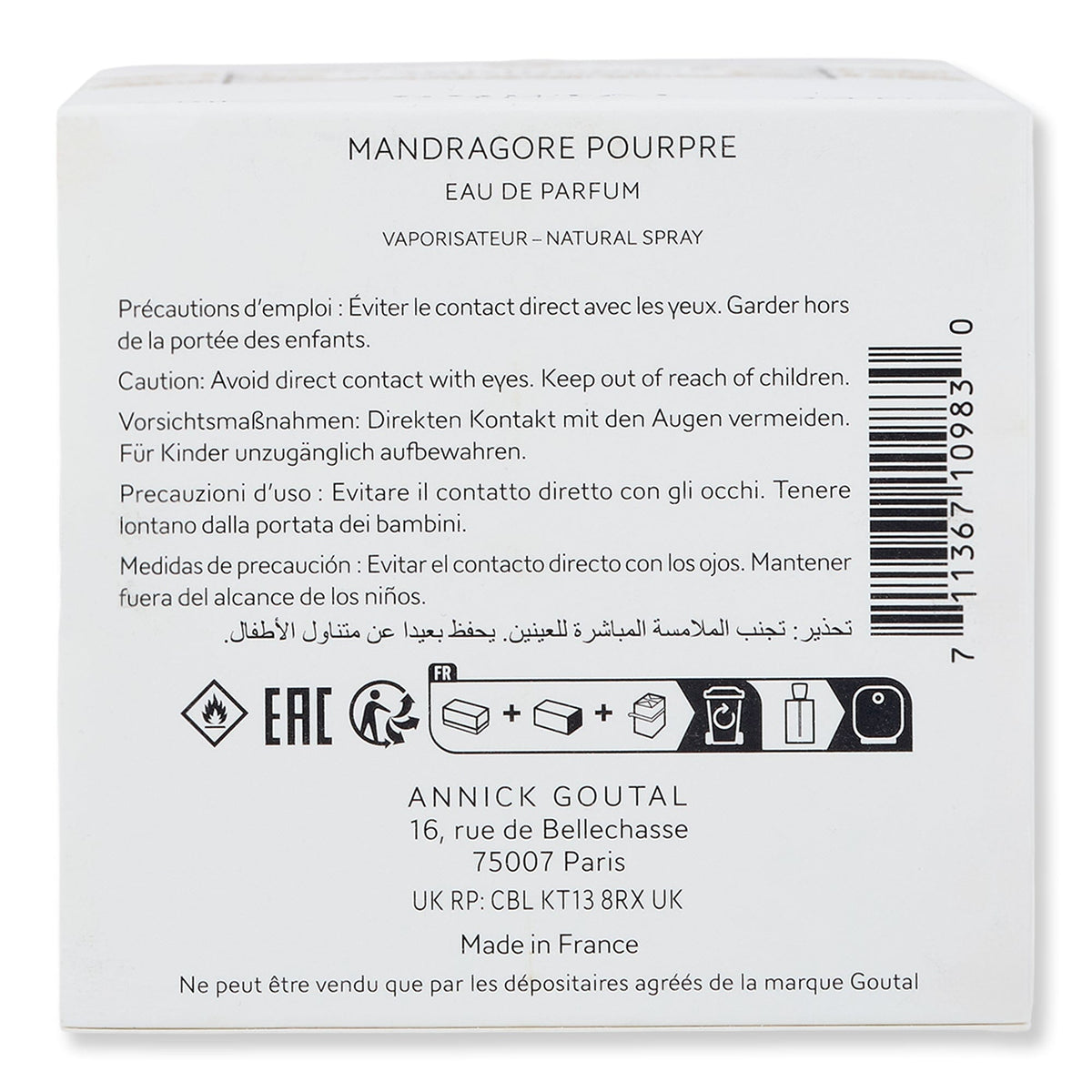 Annick Goutal Annick Goutal Mandragore Pourpre Eau de Parfum Perfume 