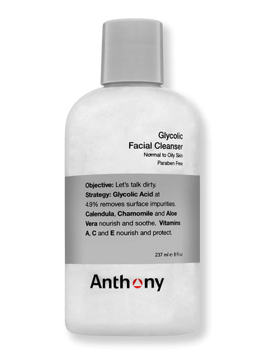 Anthony Anthony Glycolic Facial Cleanser 8 fl oz237 ml Face Cleansers 