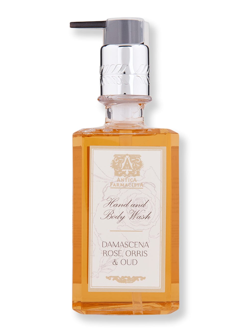 Antica Farmacista Antica Farmacista Damascena Rose, Orris & Oud Hand & Body Wash 10 oz Shower Gels & Body Washes 