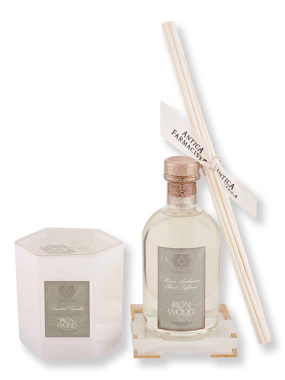 Antica Farmacista Antica Farmacista Ironwood Acrylic Home Ambiance Gift Set Candles & Diffusers 