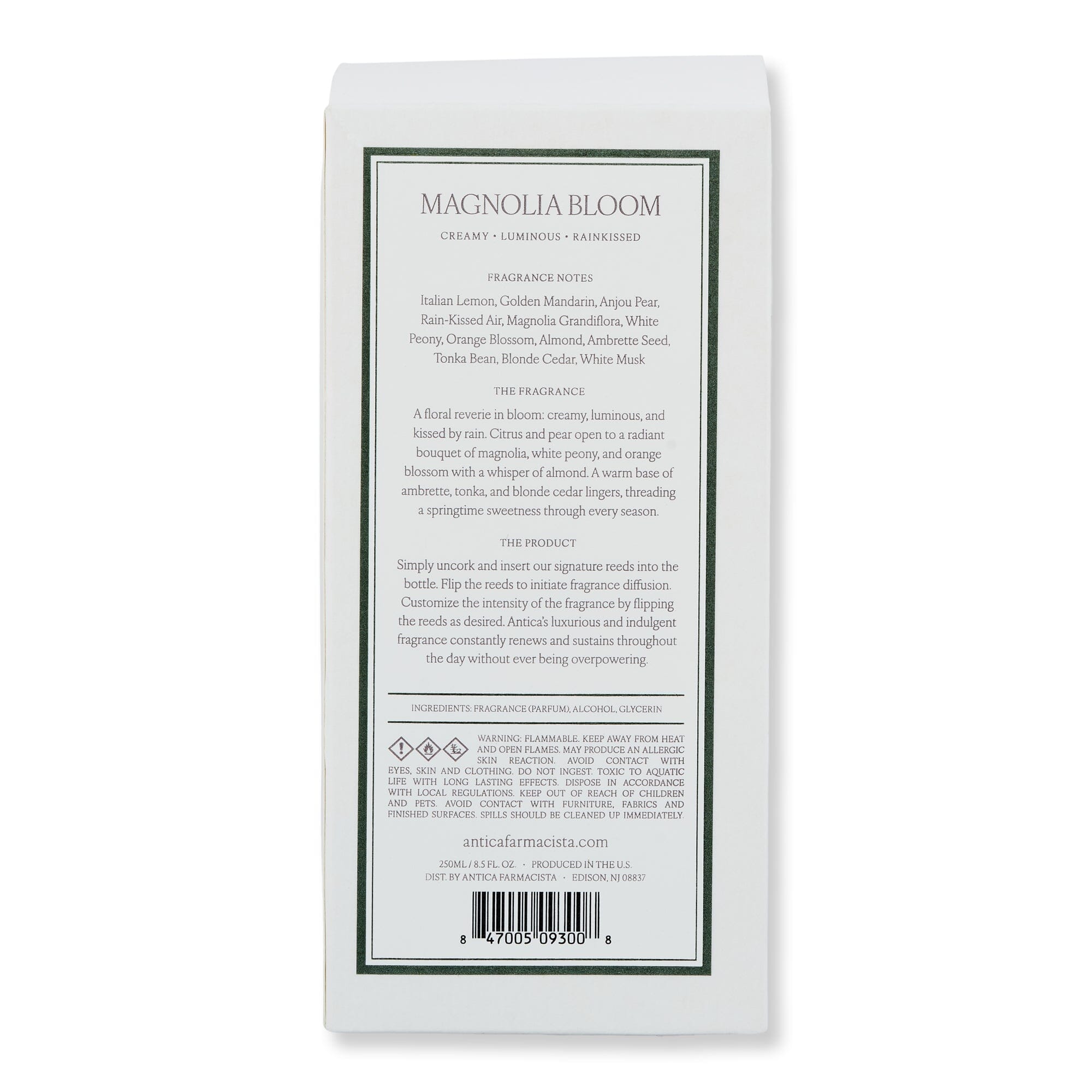 Antica Farmacista Antica Farmacista Magnolia Bloom Reed Diffuser Candles & Diffusers 