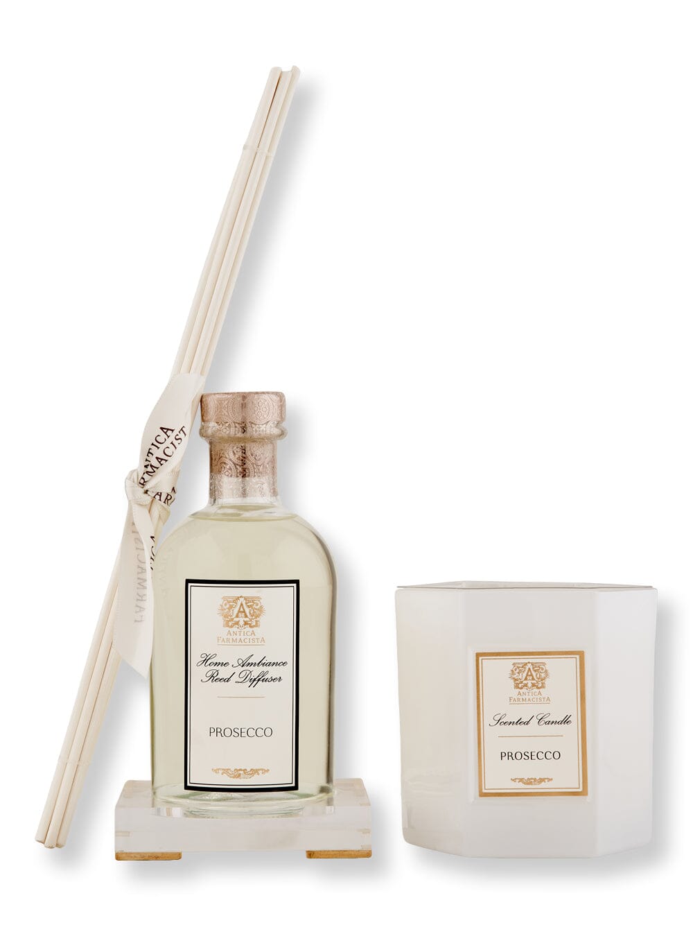 Antica Farmacista Antica Farmacista Prosecco Acrylic Home Ambiance Gift Set Candles & Diffusers 