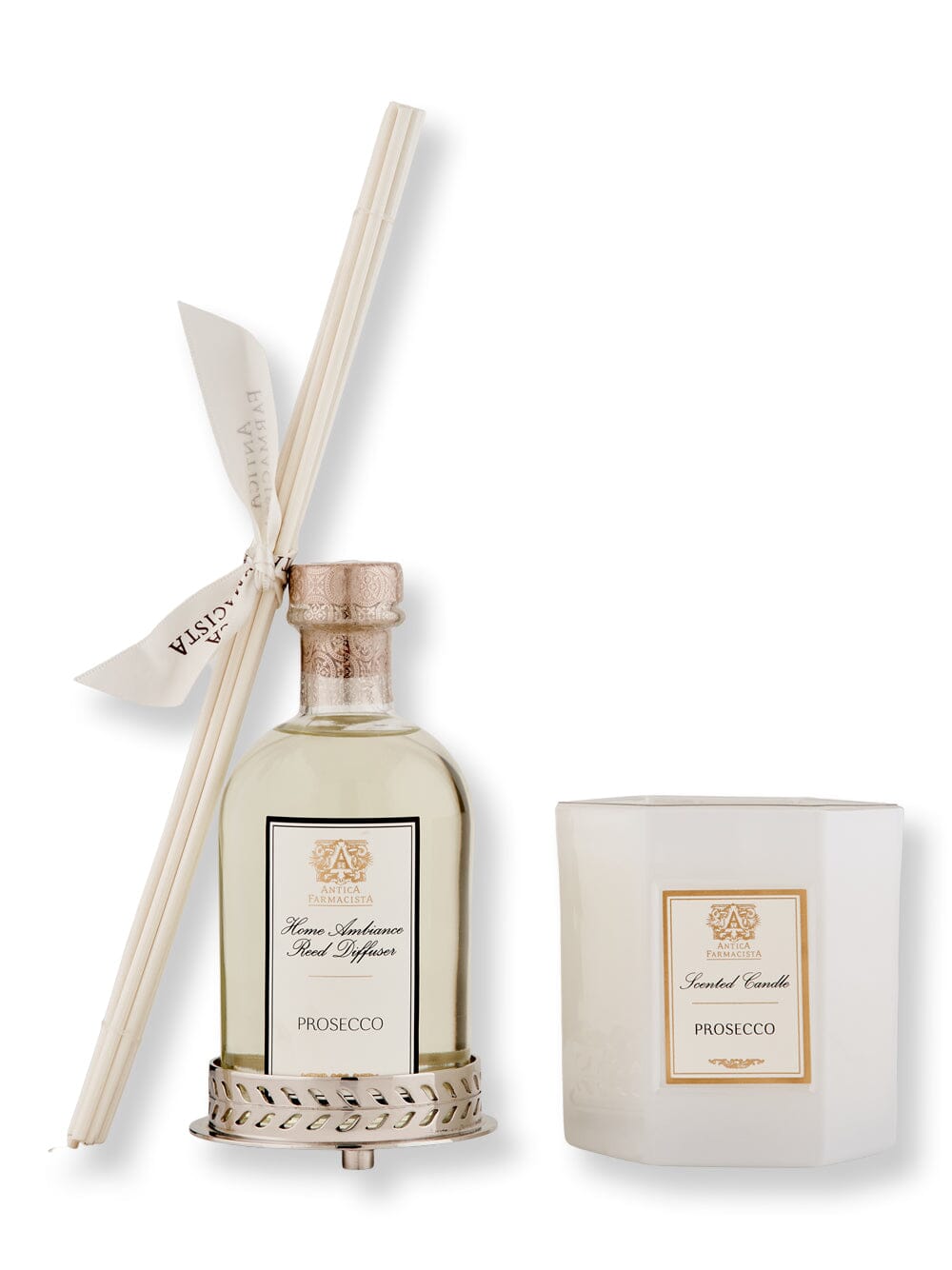 Antica Farmacista Antica Farmacista Prosecco Nickel Home Ambiance Gift Set Candles & Diffusers 