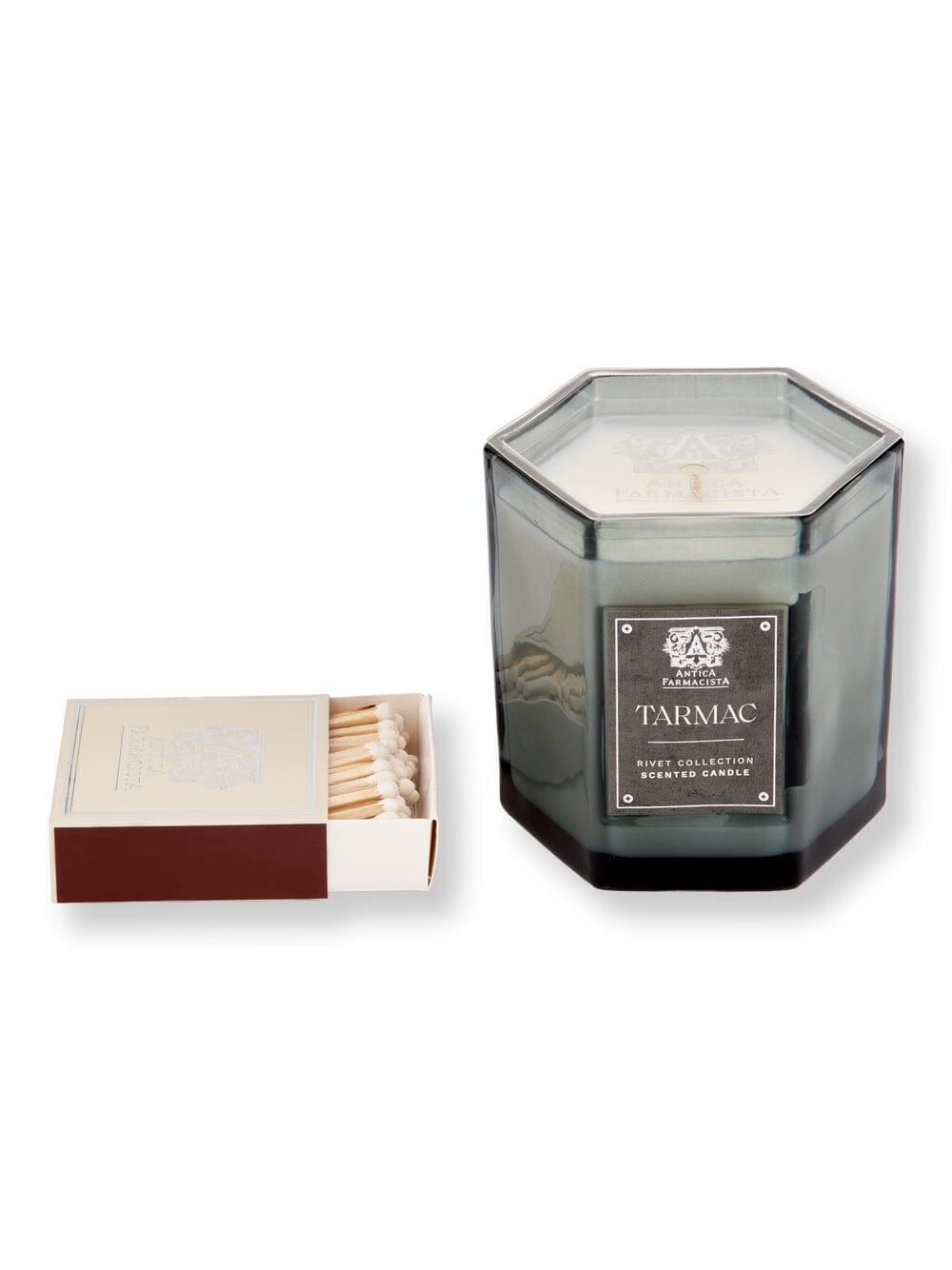 Antica Farmacista Antica Farmacista Tarmac Hexagonal Candle Candles & Diffusers 9 oz 