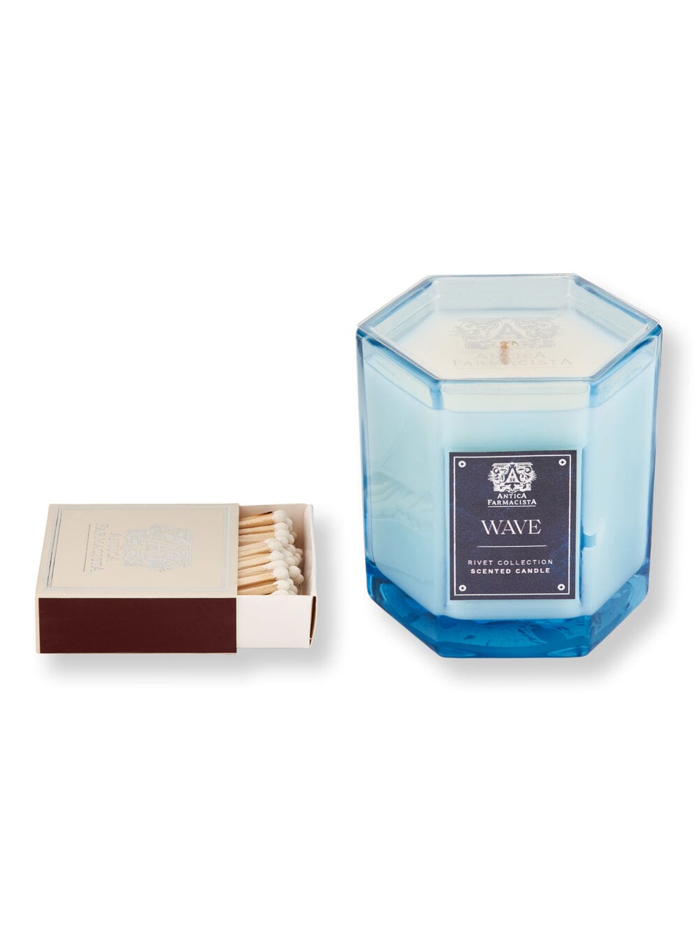 Antica Farmacista Antica Farmacista Wave Hexagonal Candle 9 oz Candles & Diffusers 