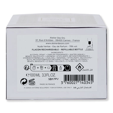 Atelier Des Ors Atelier Des Ors Nuda Veritas Eau de Parfum Perfume 