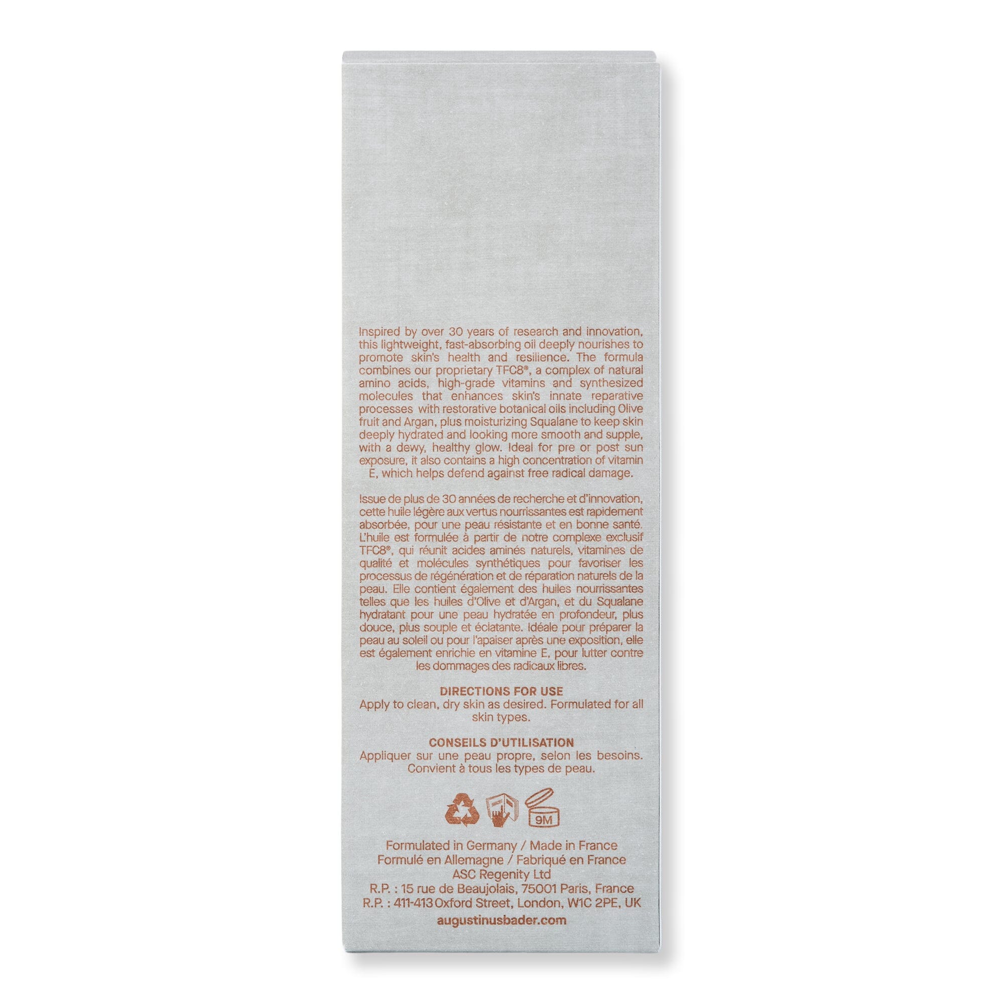 Augustinus Bader Augustinus Bader The Body Oil Body Lotions & Oils 
