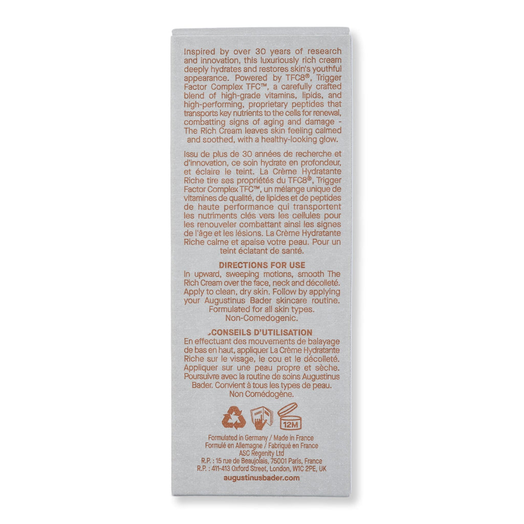 Augustinus Bader Augustinus Bader The Rich Cream Face Moisturizers 