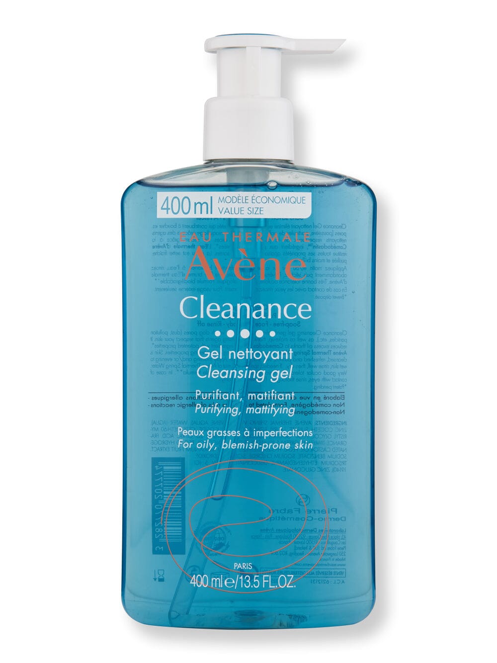 Avene Avene Cleanance Cleansing Gel Face Cleansers 13.5 fl oz / 400 ml 