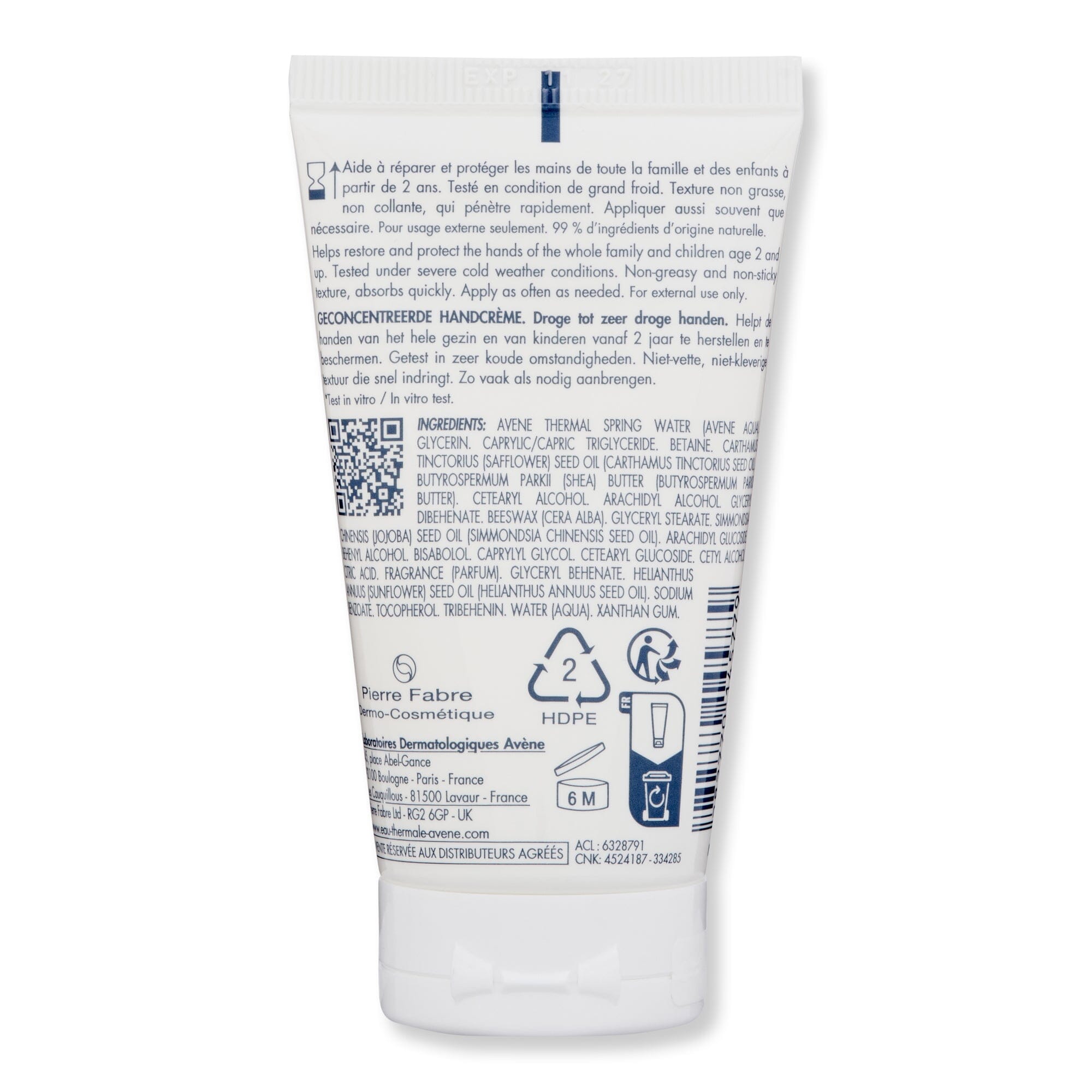 Avene Avene Cold Cream Hand Cream 1.6 fl oz 50 ml Hand Creams & Lotions 