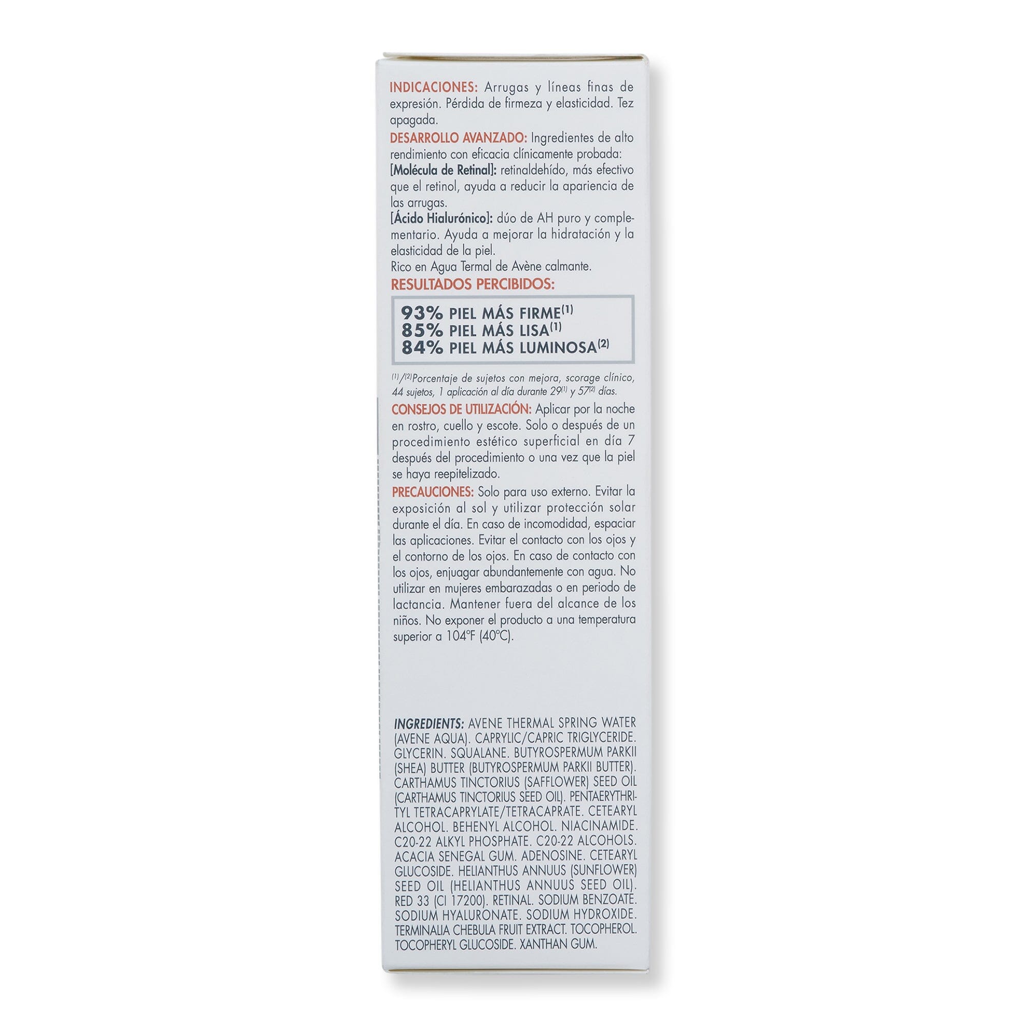 Avene Avene Retrinal 0.1 Intensive Multi-Corrective Cream 1 fl oz 30 ml Skin Care Treatments 
