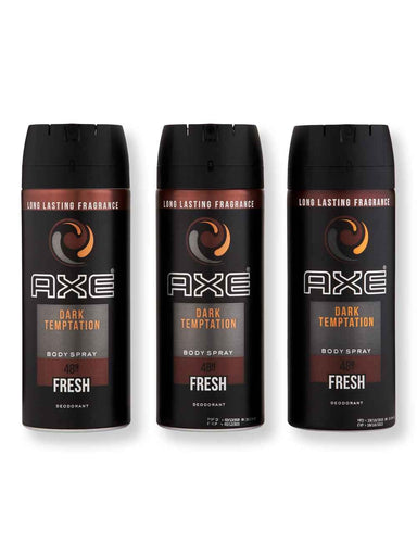 AXE AXE Body Spray Dark Temptation 3 Ct 5.1 oz Antiperspirants & Deodorants 