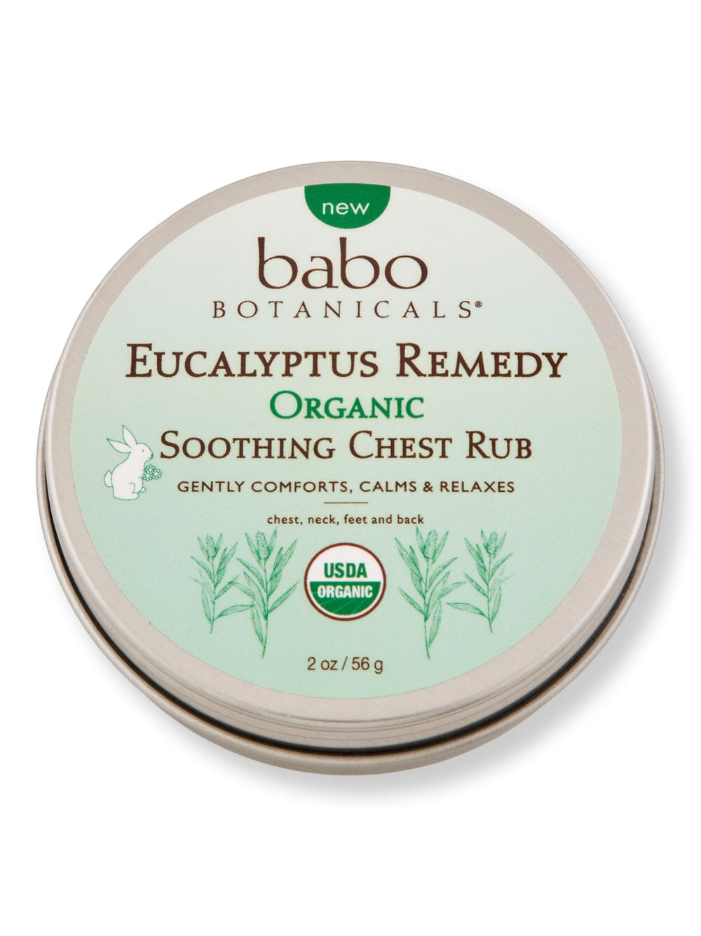 Babo Botanicals Babo Botanicals Eucalyptus Remedy Soothing Chest Rub Body Treatments 2 oz 