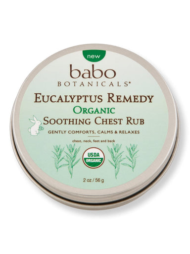Babo Botanicals Babo Botanicals Eucalyptus Remedy Soothing Chest Rub Body Treatments 2 oz 