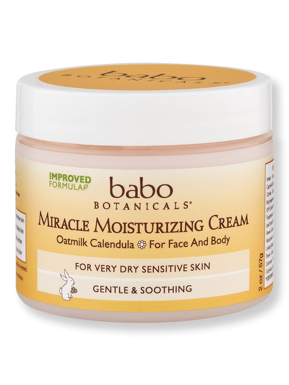 Babo Botanicals Babo Botanicals Miracle Moisturizing Face Cream Baby Skin Care 2 oz 