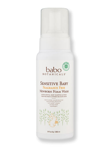 Babo Botanicals Babo Botanicals Sensitive Baby Foam Wash 9 oz Baby Shampoos & Washes 