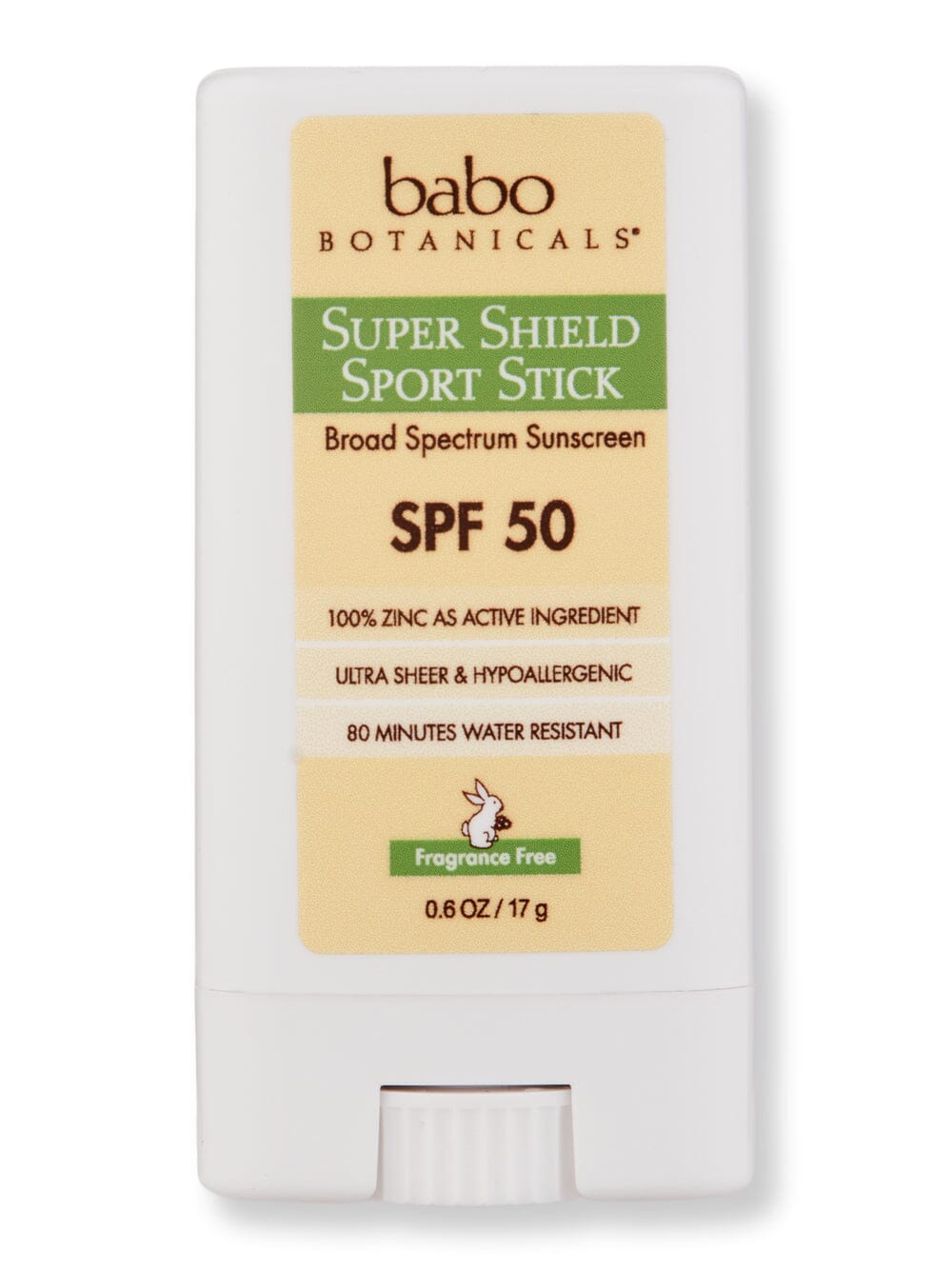Babo Botanicals Babo Botanicals Super Shield Sport Stick Sunscreen SPF 50 Body Sunscreens .6 oz 