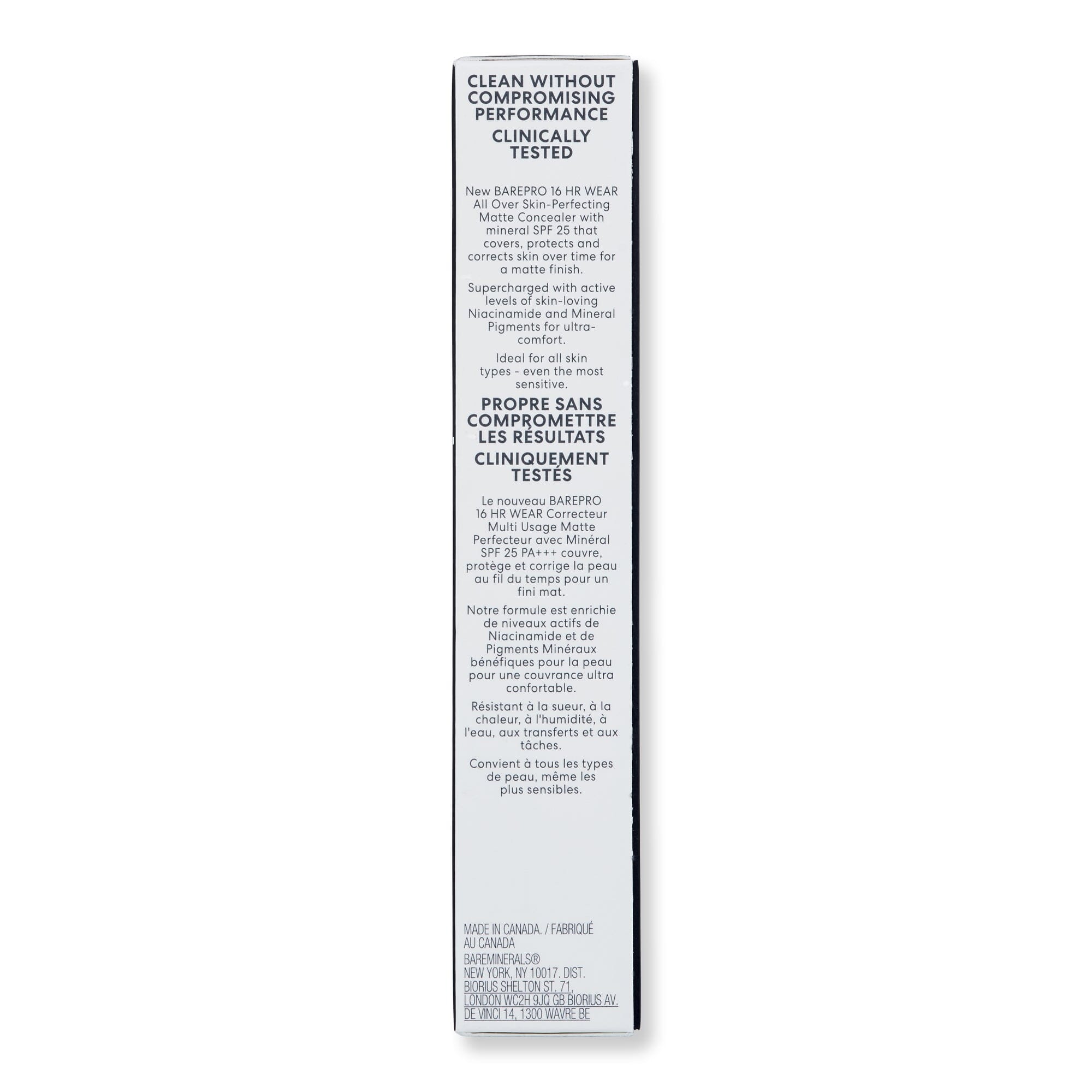 Bareminerals Bareminerals BarePro 16HR All Over Skin-Perfecting Matte Concealer Mineral SPF 25 Face Concealers 