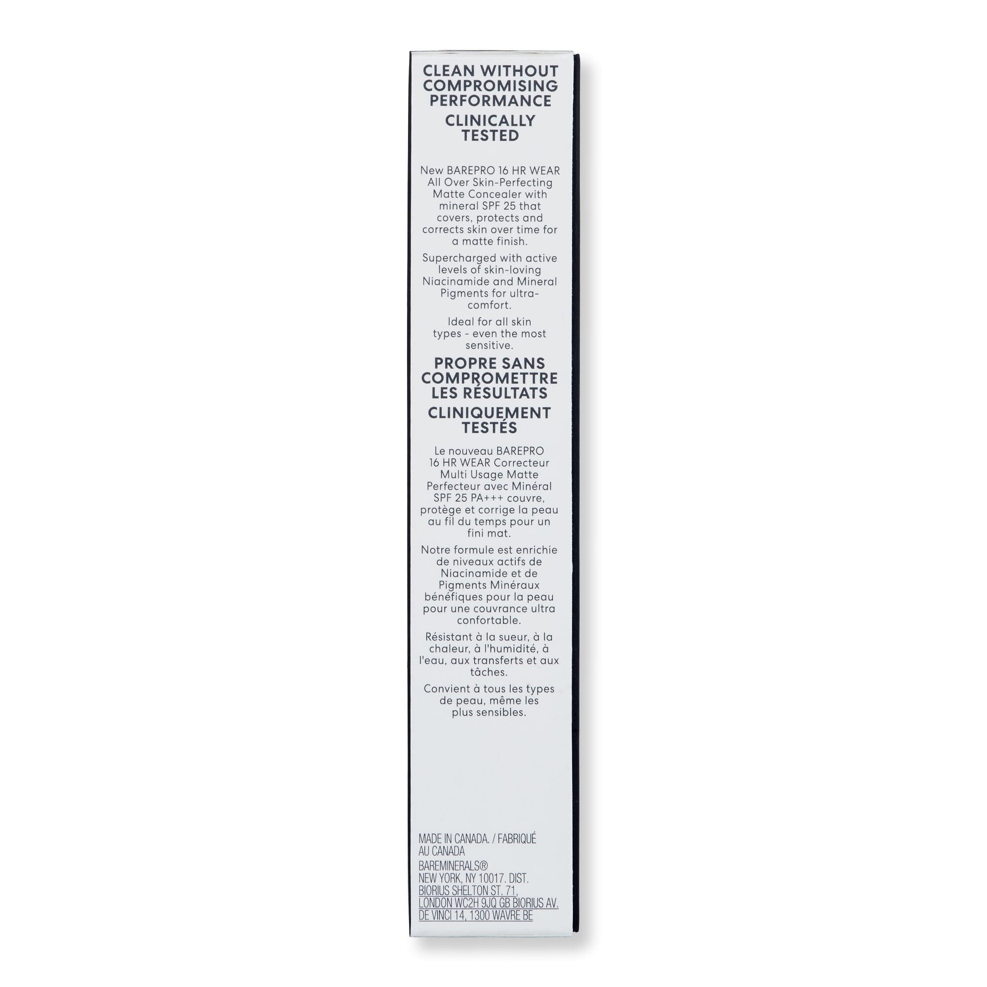 Bareminerals Bareminerals BarePro 16HR All Over Skin-Perfecting Matte Concealer Mineral SPF 25 Face Concealers 